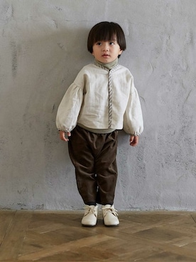 「アイテム（その他ベビー用品）」を使った、ドゥドゥさん（キッズ・90cm）の夏コーディネート