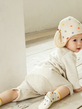 「アイテム（ソックス/靴下）」を使った、ドゥドゥさん（キッズ・70cm）の夏コーディネート