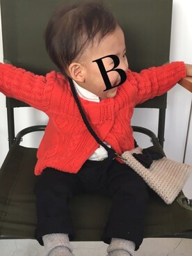 びりけんたん♀さん(キッズ・70cm)の冬コーディネート