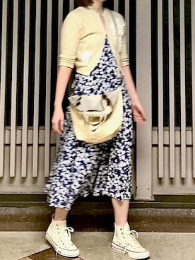 「Simplicite（サンプリシテ）のアイテム（ワンピース/ドレス）」を使った、HONEY  LEMON  PIEさん（レディース・164cm）の春コーディネート