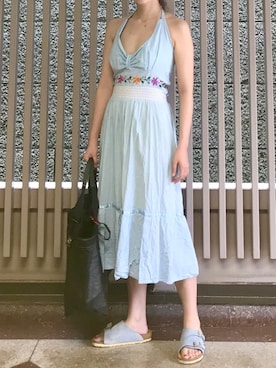 「JIB（ジブ）のアイテム（バッグ）」を使った、HONEY  LEMON  PIEさん（レディース・164cm）の秋コーディネート