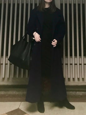 「LANVIN（ランバン）のアイテム（ワンピース/ドレス）」を使った、HONEY  LEMON  PIEさん（レディース・164cm）の冬コーディネート