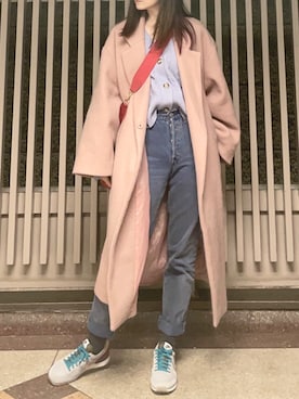 「NIKE INTERNATIONALIST」｜HONEY  LEMON  PIEさん（レディース・164cm）の春コーディネート