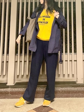 「Pont de Chalons（ポンデシャロン）のアイテム」を使った、HONEY  LEMON  PIEさん（レディース・164cm）の春コーディネート