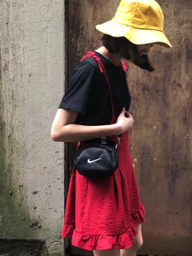 「NIKE(ナイキ)のアイテム(ショルダーバッグ)」を使った、slob-LLさん(レディース・165cm)の夏コーディネート