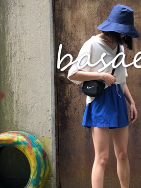 「NIKE(ナイキ)のアイテム(ショルダーバッグ)」を使った、slob-LLさん(レディース・165cm)の夏コーディネート