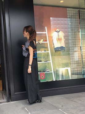 「DIESEL OSAKA」｜「アイテム（パンプス）」を使った、yuka haradaさん（レディース・155cm）の夏コーディネート