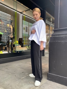 「DIESEL OSAKA」｜「アイテム（アクセサリー）」を使った、yuka haradaさん（レディース・155cm）の夏コーディネート