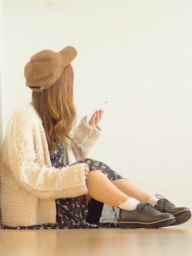 「chocomee（チョコミー）のアイテム（アクセサリー）」を使った、himari*さん（レディース・148cm）の秋コーディネート