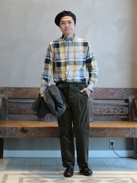 BEAMS LIGHTS Mensさん（メンズ・178cm）の冬コーディネート