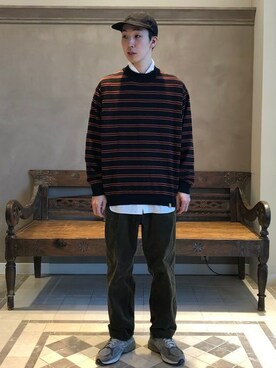 BEAMS LIGHTS Mensさん（メンズ・182cm）の冬コーディネート