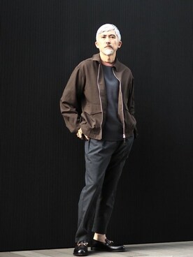 BEAMS LIGHTS Mensさん（メンズ・174cm）の冬コーディネート
