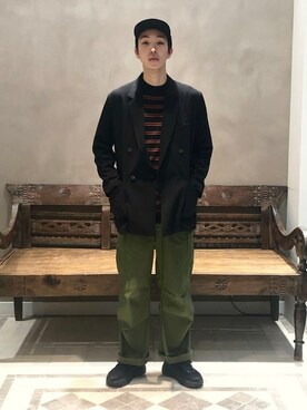BEAMS LIGHTS Mensさん（メンズ・182cm）の冬コーディネート
