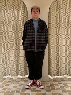 BEAMS LIGHTS Mensさん（メンズ・172cm）の冬コーディネート