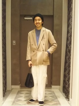 BEAMS LIGHTS Mensさん（メンズ・172cm）の冬コーディネート