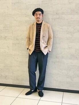 BEAMS LIGHTS Mensさん（メンズ・176cm）の冬コーディネート