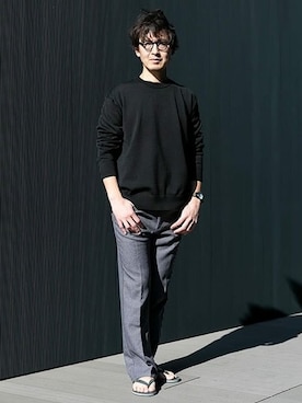 BEAMS LIGHTS Mensさん（メンズ・172cm）の冬コーディネート