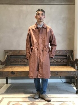 「MANUAL ALPHABET（マニュアル アルファベット）のアイテム（ジャケット/アウター）」を使った、BEAMS LIGHTS Mensさん（メンズ・176cm）の冬コーディネート