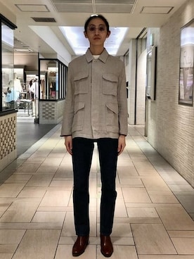 BEAMS LIGHTS Mensさん（メンズ・170cm）の冬コーディネート