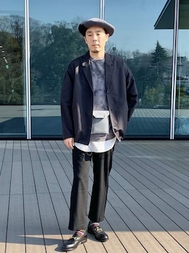 BEAMS LIGHTS Mensさん（メンズ・176cm）の冬コーディネート