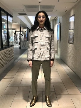 BEAMS LIGHTS Mensさん（メンズ・170cm）の春コーディネート