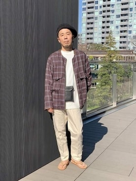 BEAMS LIGHTS Mensさん（メンズ・176cm）の春コーディネート