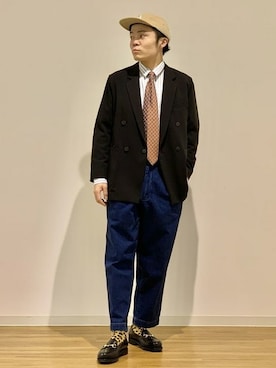 BEAMS LIGHTS Mensさん（メンズ・172cm）の春コーディネート