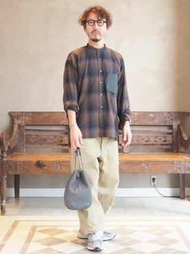 BEAMS LIGHTS Mensさん（メンズ・172cm）の春コーディネート