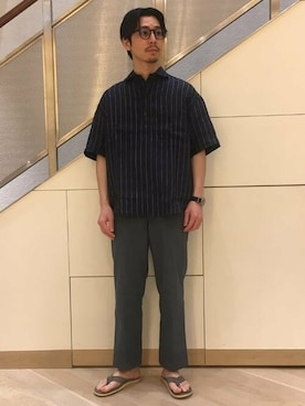 BEAMS LIGHTS Mensさん（メンズ・165cm）の春コーディネート