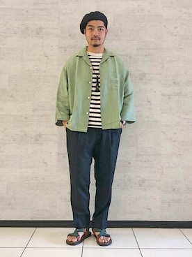 BEAMS LIGHTS Mensさん（メンズ・176cm）の夏コーディネート