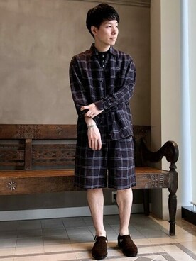 BEAMS LIGHTS Mensさん（メンズ・171cm）の夏コーディネート