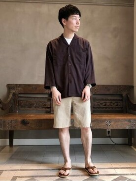 BEAMS LIGHTS Mensさん（メンズ・171cm）の夏コーディネート