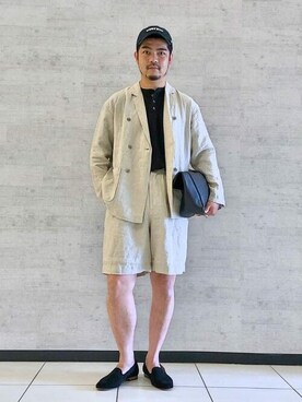 BEAMS LIGHTS Mensさん（メンズ・176cm）の夏コーディネート