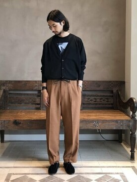 「BEAMS LIGHTS」｜「アイテム（スリッポン）」を使った、BEAMS LIGHTS Mensさん（メンズ・181cm）の夏コーディネート