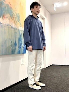 「SUPERGA（スペルガ）のアイテム」を使った、BEAMS LIGHTS Mensさん（メンズ・171cm）の夏コーディネート