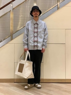 BEAMS LIGHTS Mensさん（メンズ・166cm）の夏コーディネート