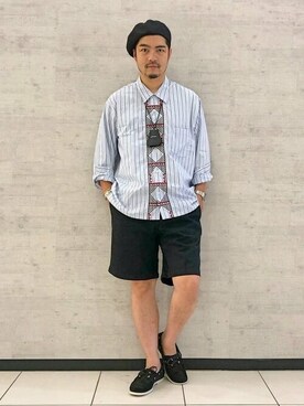 「BEAMS LIGHTS」｜「アイテム（アクセサリー）」を使った、BEAMS LIGHTS Mensさん（メンズ・176cm）の夏コーディネート