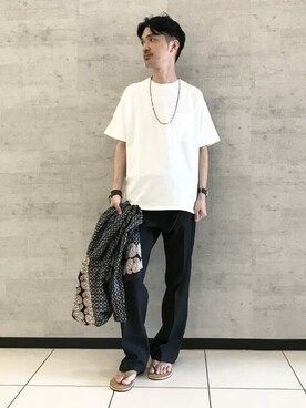 BEAMS LIGHTS Mensさん（メンズ・174cm）の夏コーディネート