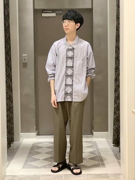 BEAMS LIGHTS Mensさん(メンズ・174cm)の夏コーディネート