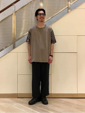 BEAMS LIGHTS Mensさん(メンズ・166cm)の夏コーディネート