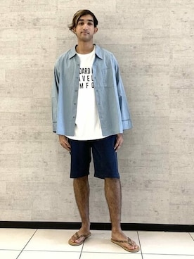 BEAMS LIGHTS Mensさん（メンズ・170cm）の夏コーディネート