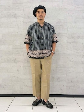 「BEAMS LIGHTS」｜「アイテム（アクセサリー）」を使った、BEAMS LIGHTS Mensさん（メンズ・176cm）の夏コーディネート