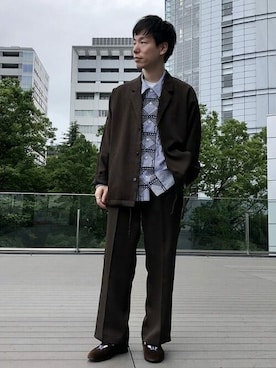 BEAMS LIGHTS Mensさん（メンズ・171cm）の夏コーディネート