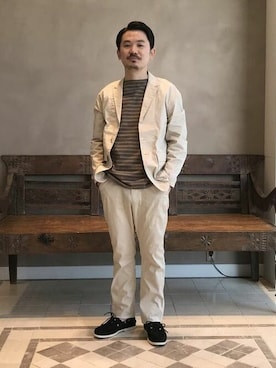 BEAMS LIGHTS Mensさん(メンズ・166cm)の夏コーディネート