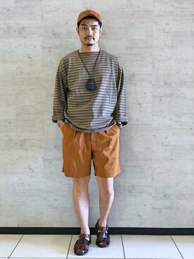 「BEAMS LIGHTS」｜「アイテム（アクセサリー）」を使った、BEAMS LIGHTS Mensさん（メンズ・176cm）の夏コーディネート