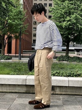 BEAMS LIGHTS Mensさん（メンズ・171cm）の夏コーディネート