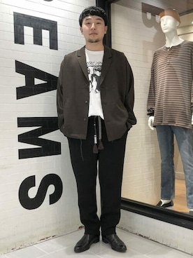 BEAMS LIGHTS Mensさん（メンズ・169cm）の夏コーディネート