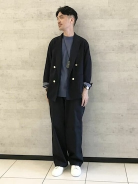 「BEAMS LIGHTS」｜「アイテム（アクセサリー）」を使った、BEAMS LIGHTS Mensさん（メンズ・174cm）の秋コーディネート