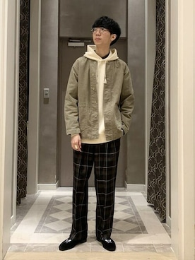 「tricker's」｜「アイテム（ブルゾン）」を使った、BEAMS LIGHTS Mensさん（メンズ・174cm）の秋コーディネート