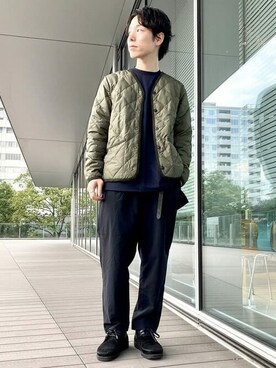 「BEAMS LIGHTS」｜「アイテム（ダウンジャケット/コート）」を使った、BEAMS LIGHTS Mensさん（メンズ・171cm）の秋コーディネート